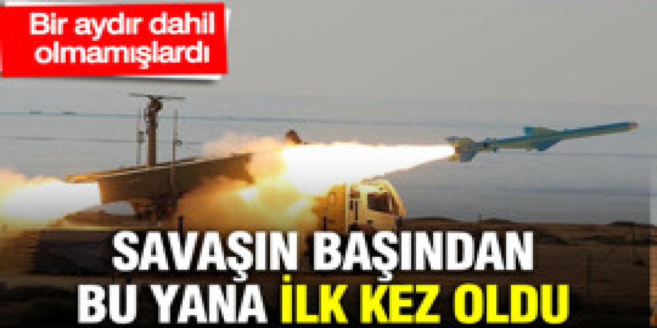 Bir aydır dahil olmamışlardı