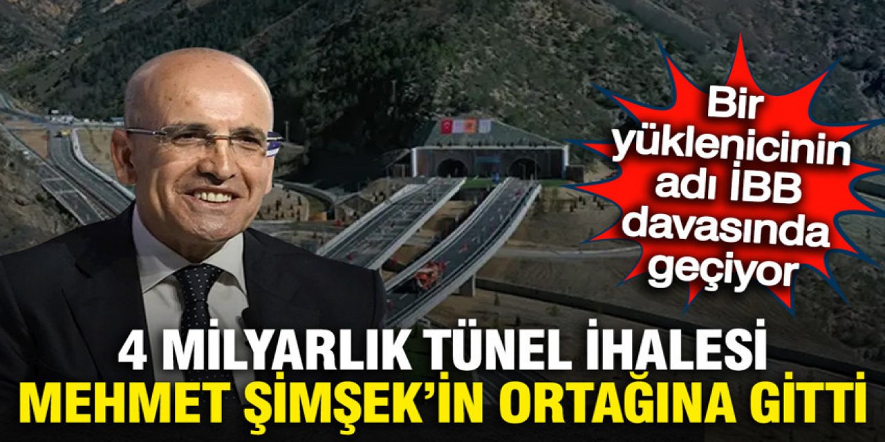 Şimşek'in Londra'daki ortağına 4 milyarlık tünel ihalesi verildi